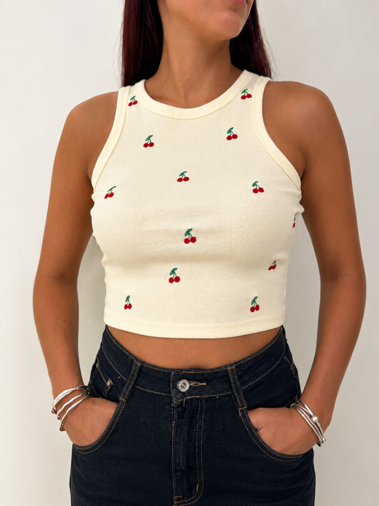 Cherry Bliss Crop Top