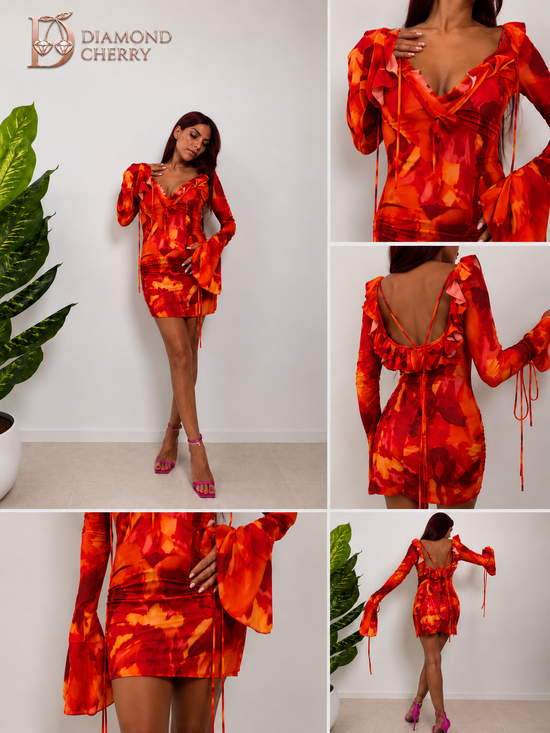 Fire Bloom dress
