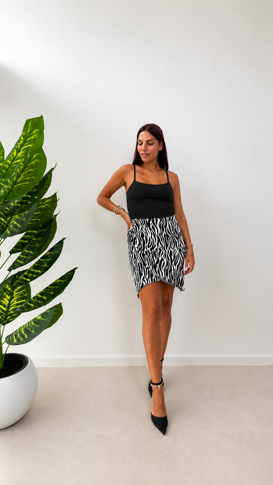 Zebra Glow Skirt