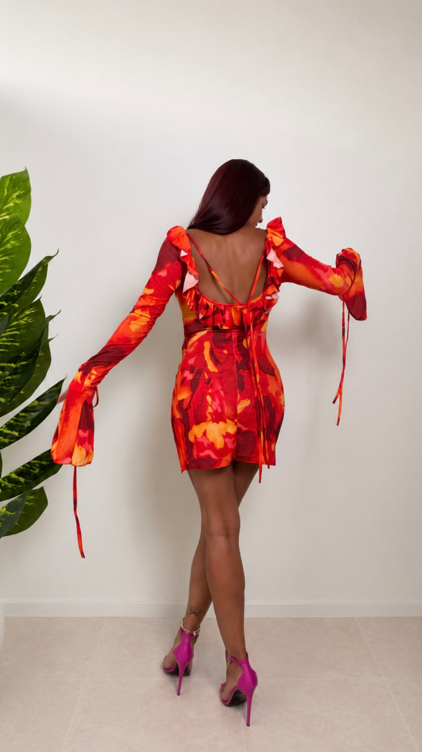 Fire Bloom dress
