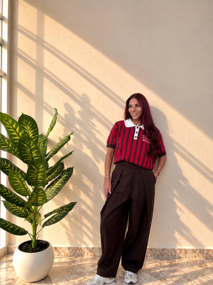Cherry Tennis Knit