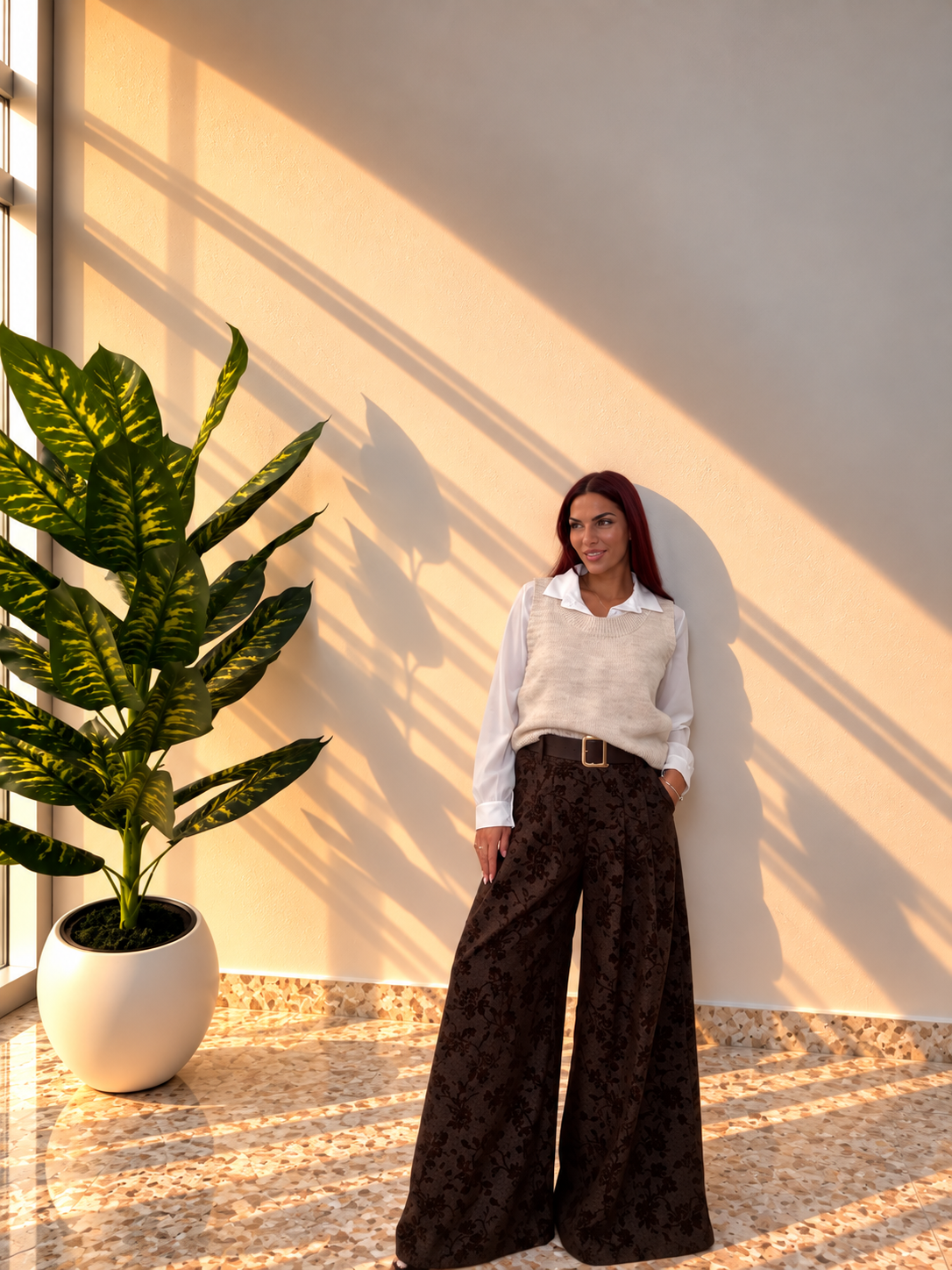 Sienna Bloom Wide-Leg Pants
