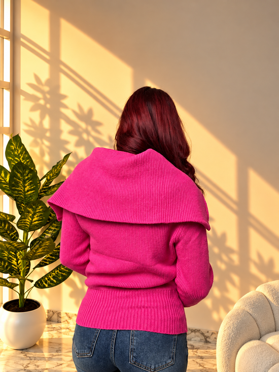 Fuchsia Glow Knit
